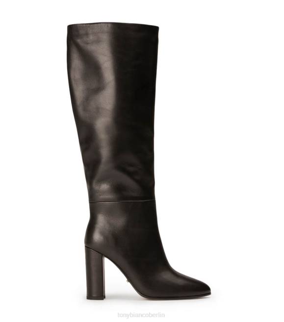 kniehohe Stiefel| de Tony Bianco Frauen Boss-Kalbsstiefel schwarze Komo 4624438